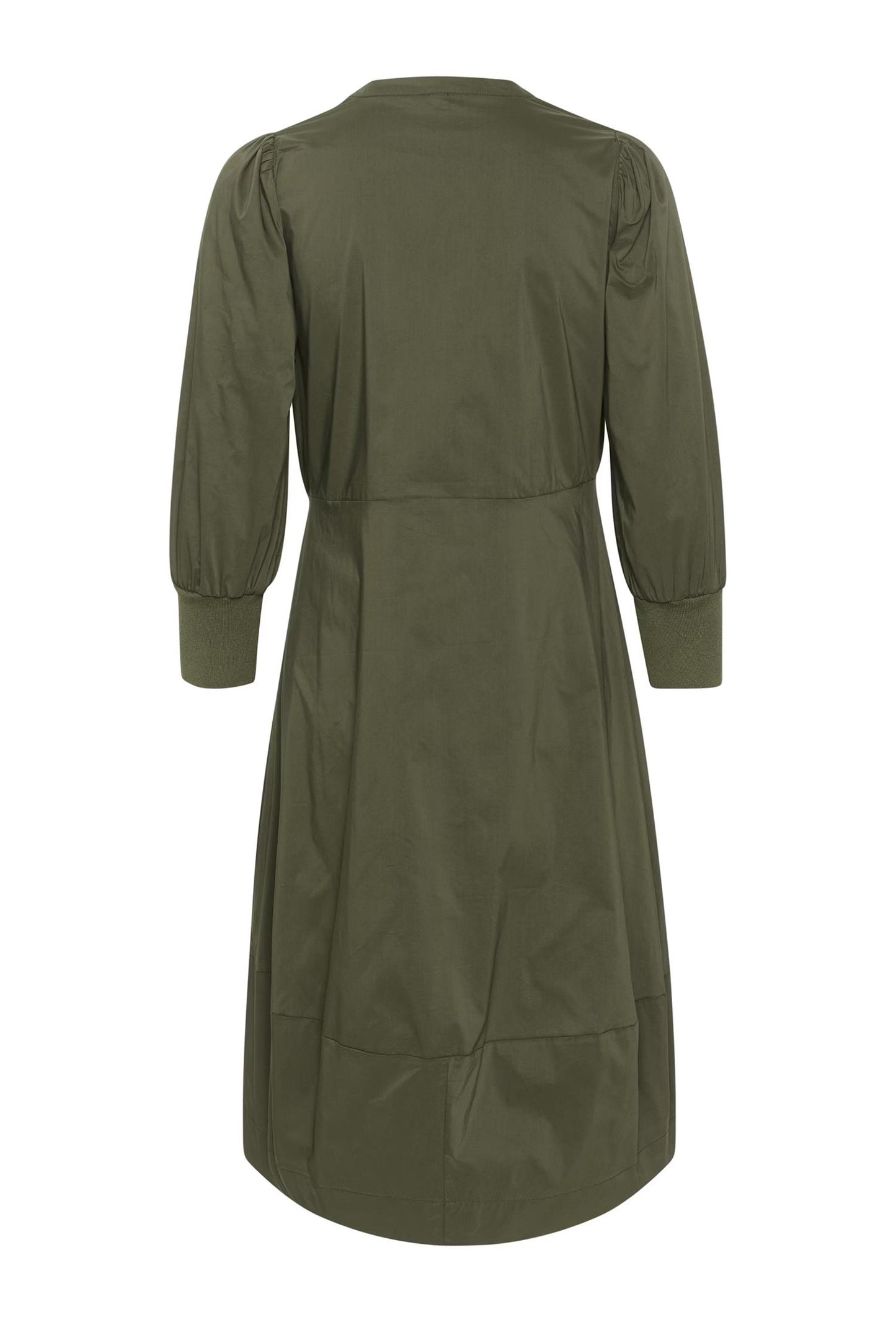 Culture CUantoinett 3/4 Sleeve Dress Burnt Olive