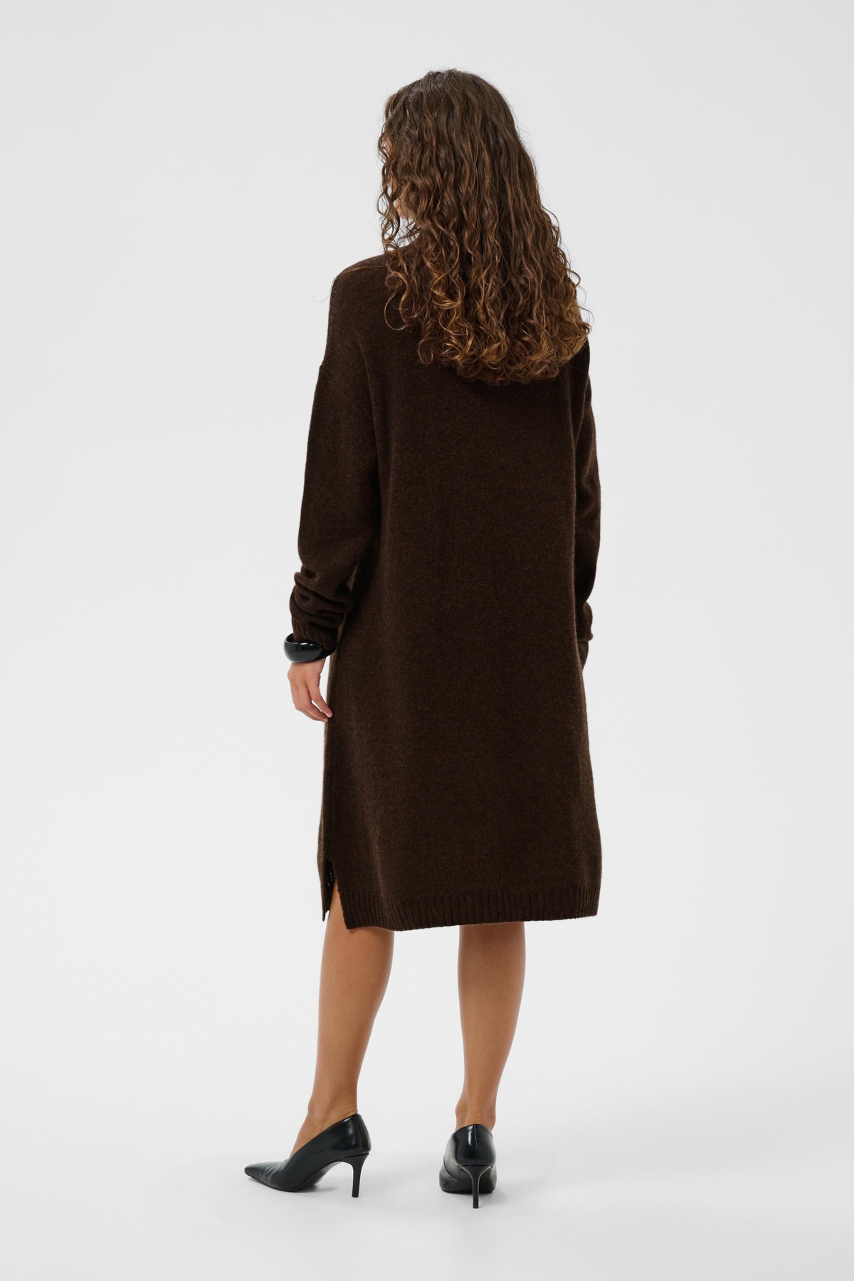 Culture CUnova Katrina Dress Coffee Bean Melange