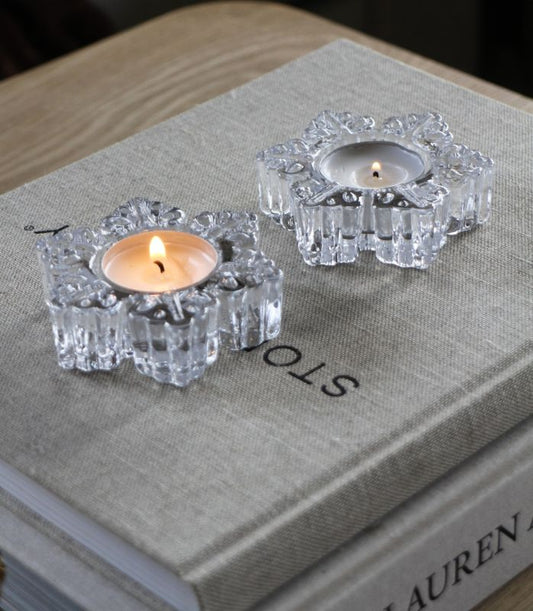 Alot Telysholder Snøfnugg