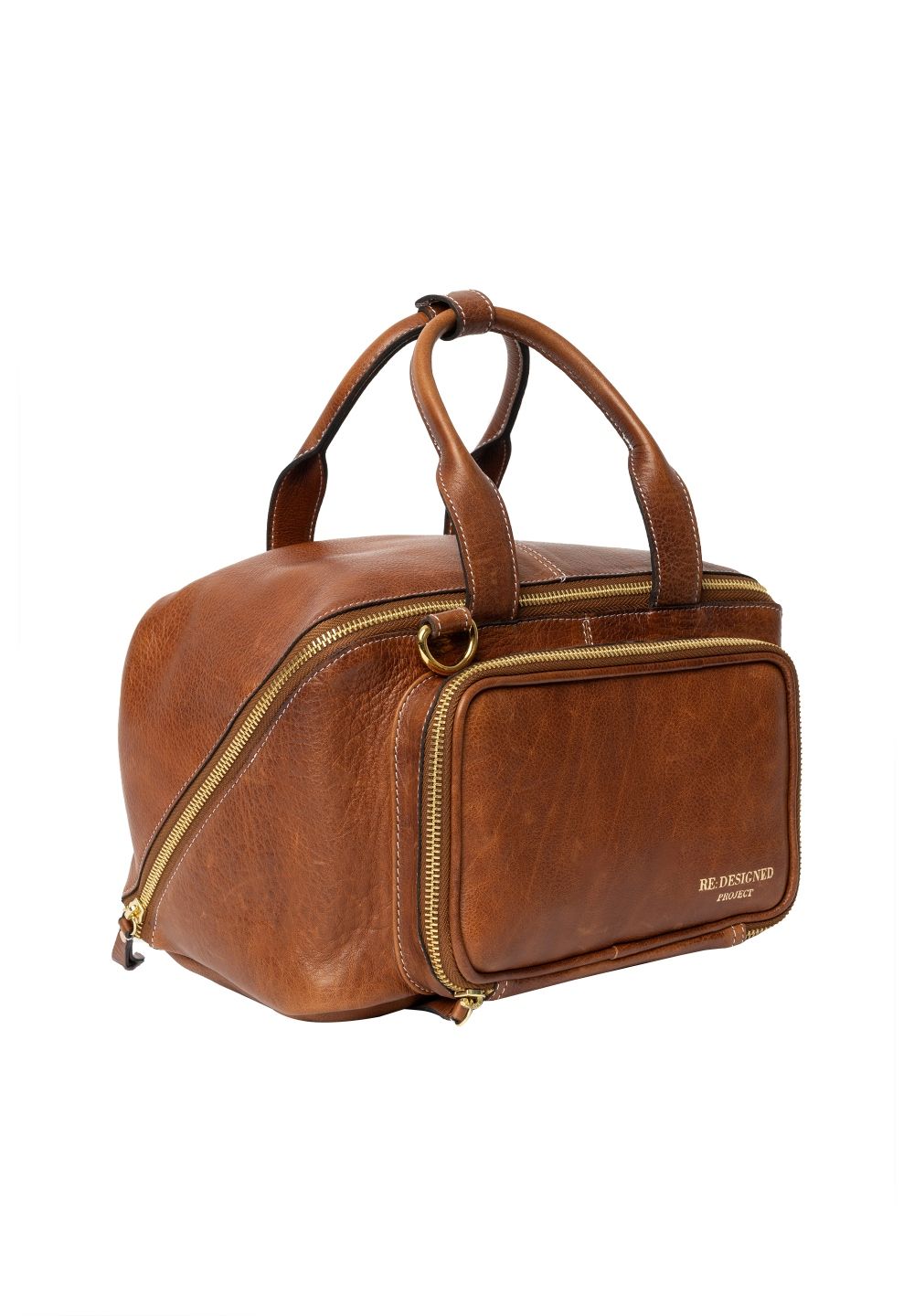 RE:Designed Strikkeveske Project P039 Walnut/Gold