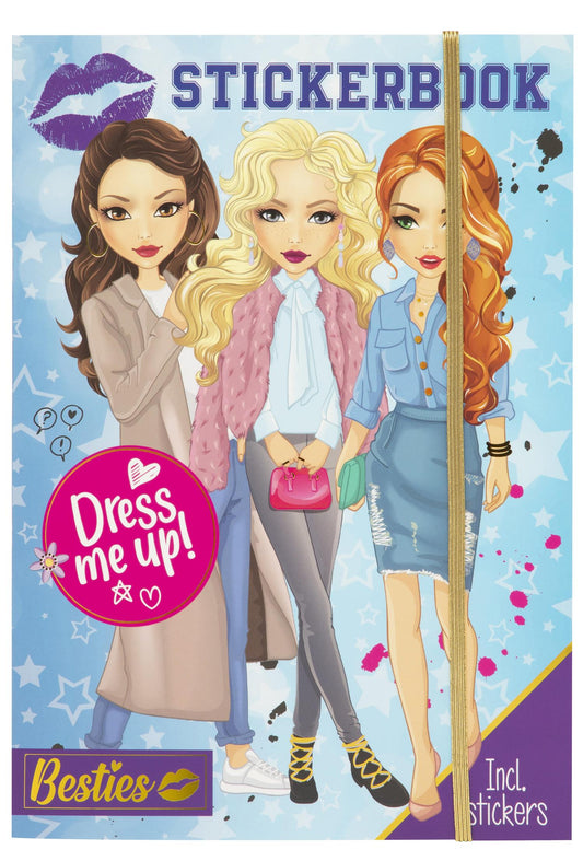 Besties Klistremerkebok Dress Me Up