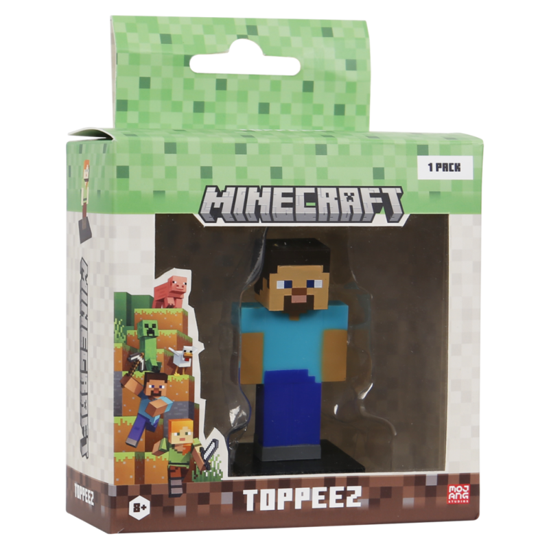 MINECRAFT 3D TOPPEEZ 1 PACK VINDU BOKS