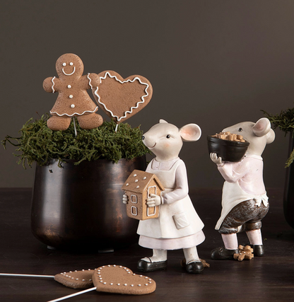 Alot Pepperkake blomsterpinne (1 stk assortert)