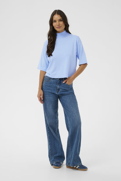 Kaffe Clothing KAlizza Turtleneck Powder Blue