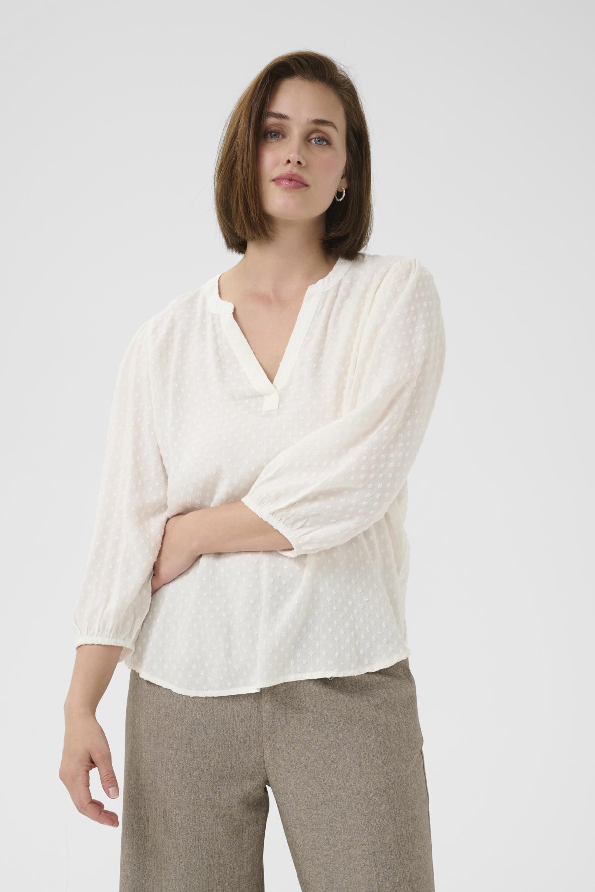 Kaffe Clothing KAannika Blouse Chalk