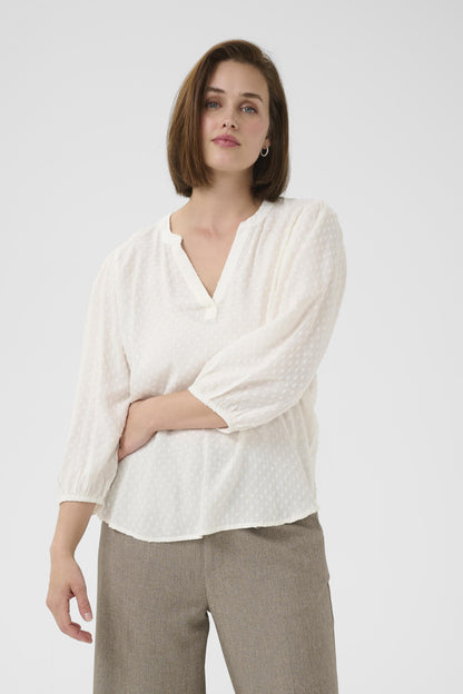Kaffe Clothing KAannika Blouse Chalk