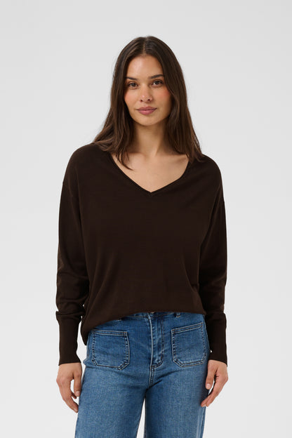 Kaffe KAlizza Mai Pullover Coffee Bean
