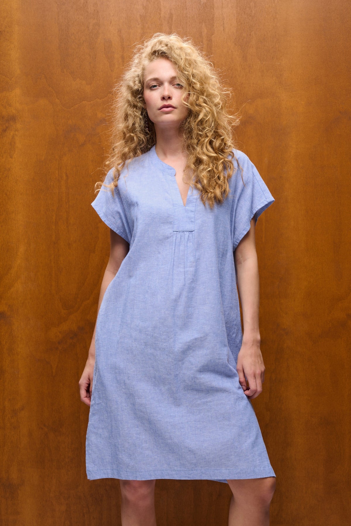 Culture CUarletty Dress - Powder Blue