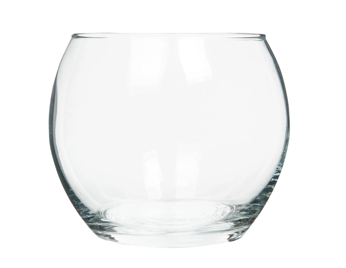 Lysholder/vase Rund stor