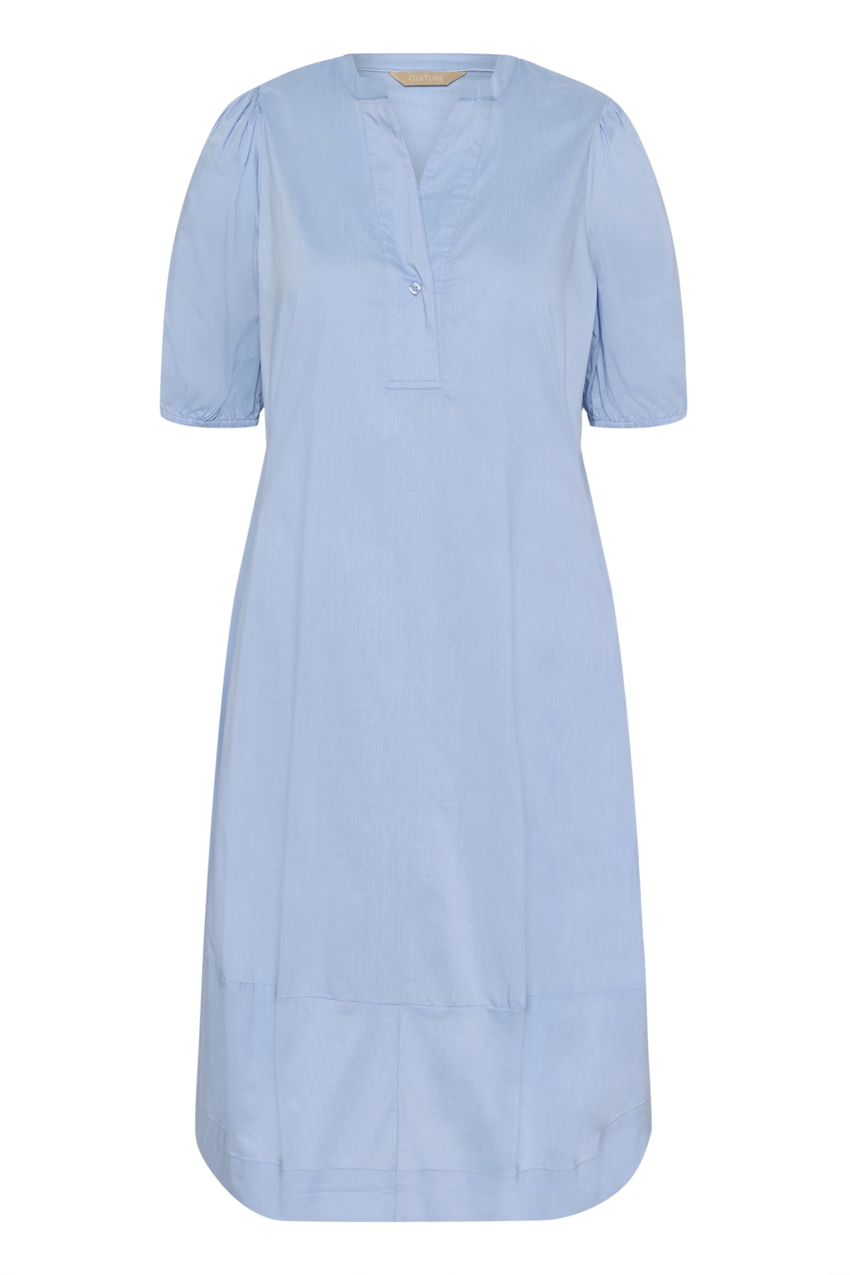 Culture CUantoinett SS Placket Dress Forever Blue