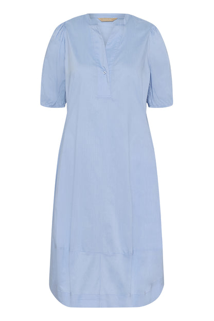 Culture CUantoinett SS Placket Dress Forever Blue