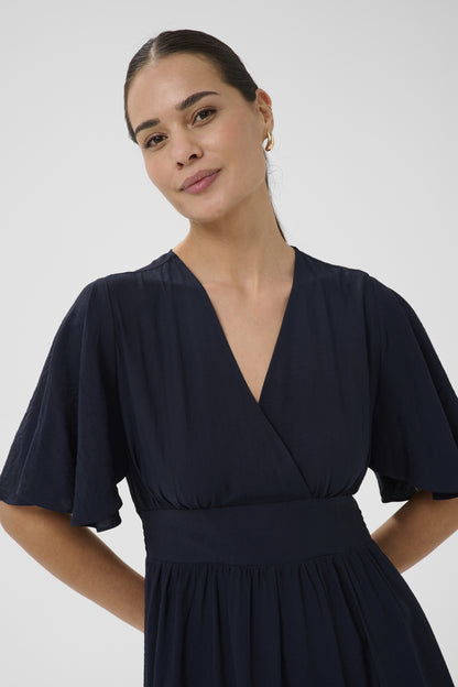 Kaffe Clothing KAsirena Long Dress Midnight Marie