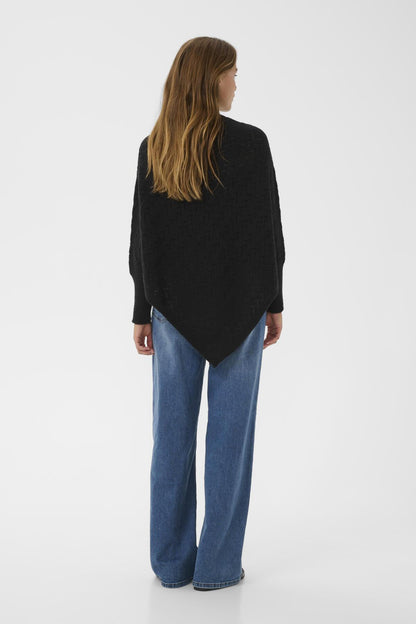 Kaffe Clothing KAoline Poncho Black Deep