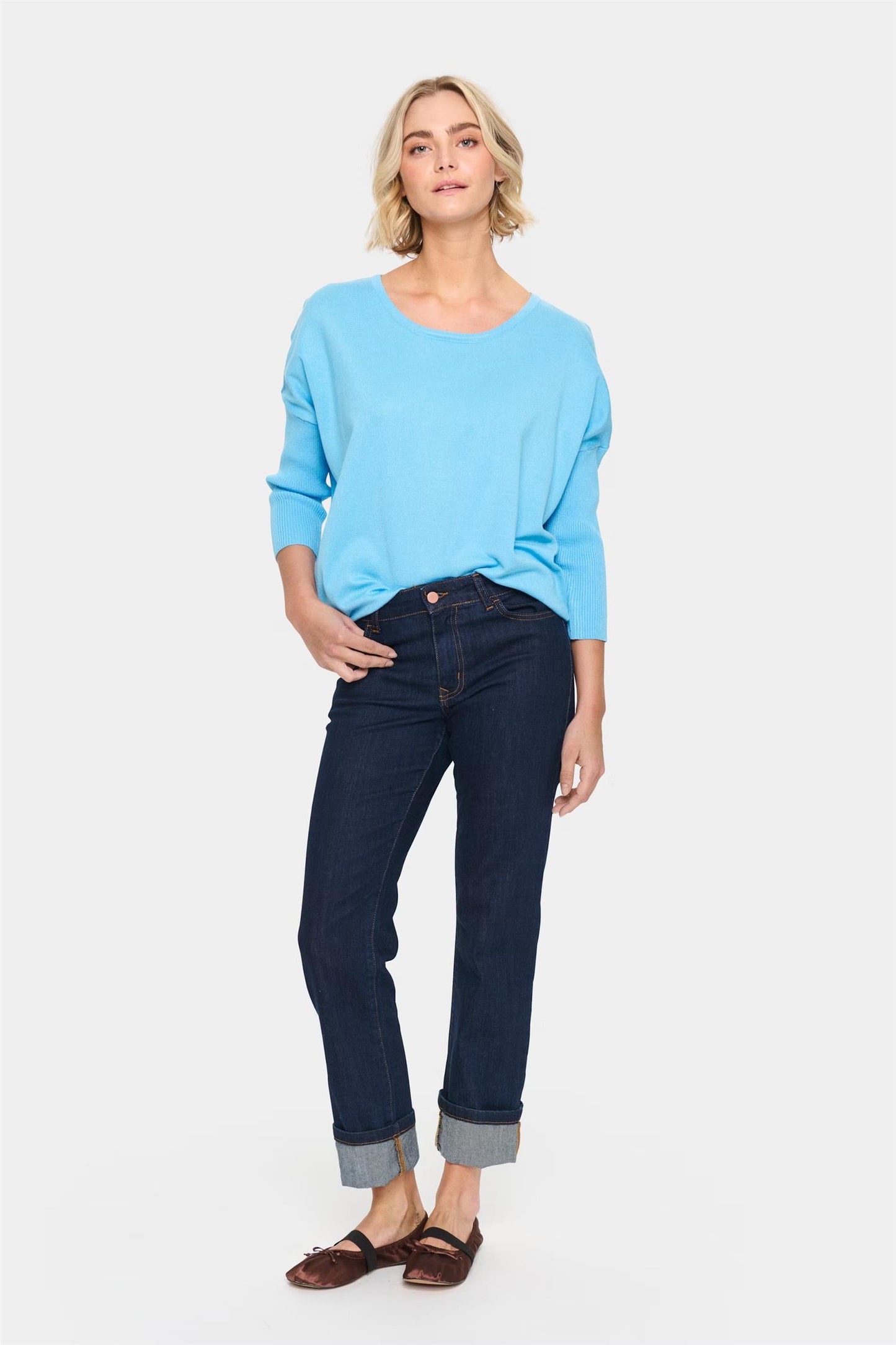 Saint Tropez MilaSZ R-Neck Ethereal Blue