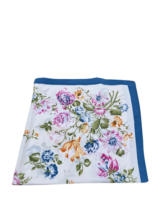 Nora Norway Silkeskjerf Summer Flora Blue