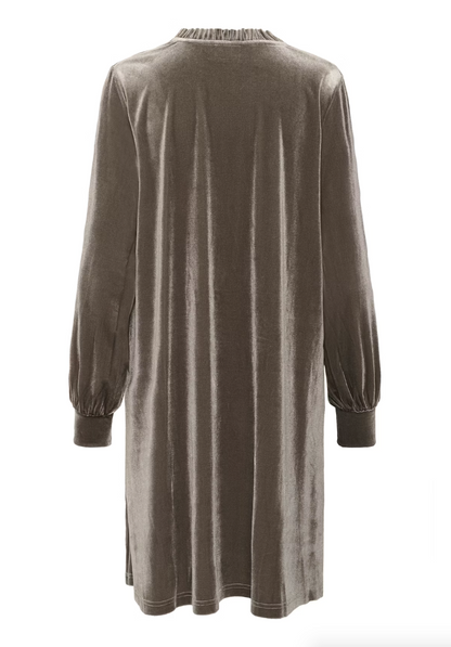 Kaffe Clothing KAkelly Flounce Dress Morel