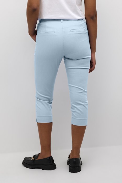 Kaffe Clothing KAlea Capri Pant Faded Denim