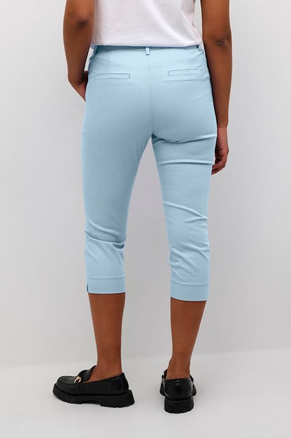 Kaffe Clothing KAlea Capri Pant Faded Denim