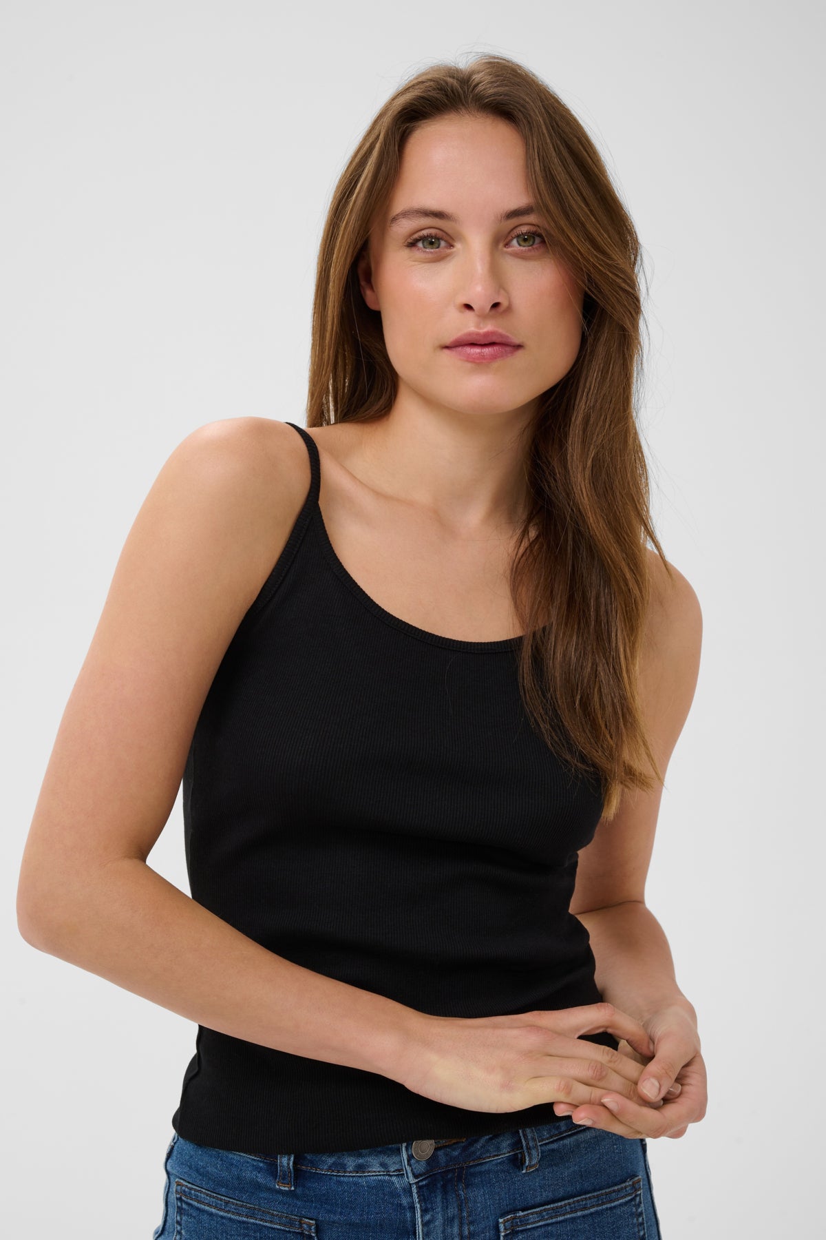Kaffe Clothing KAcarna Strap Top Black