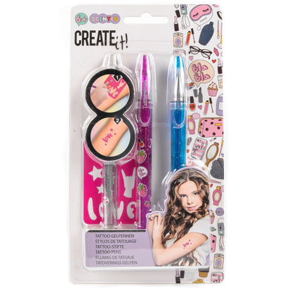 Tattoo Perfume Pen 3X3Stencil 2 Ass CREATE IT!