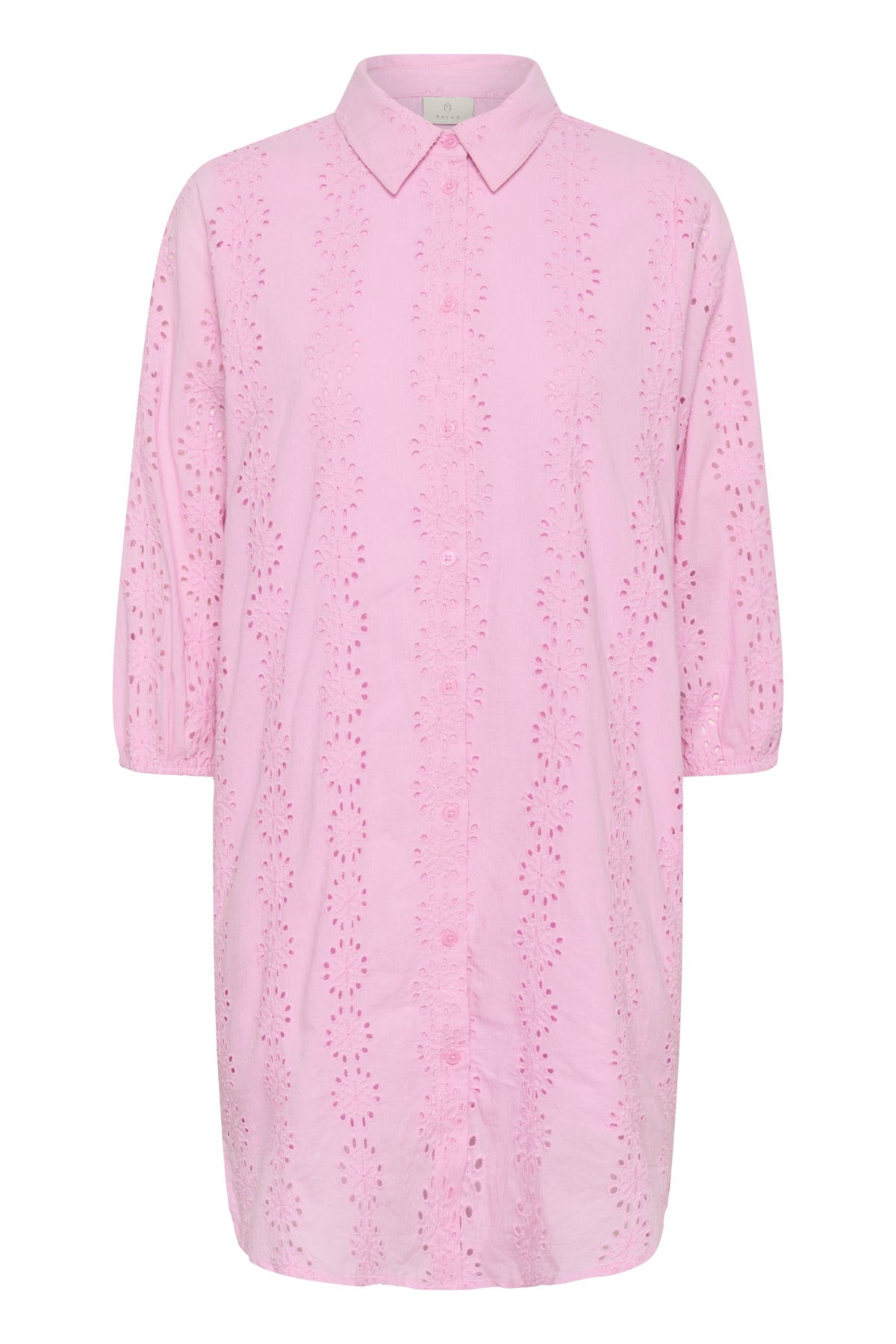 Kaffe Clothing KAdona Shirt Dress Pink Frosting