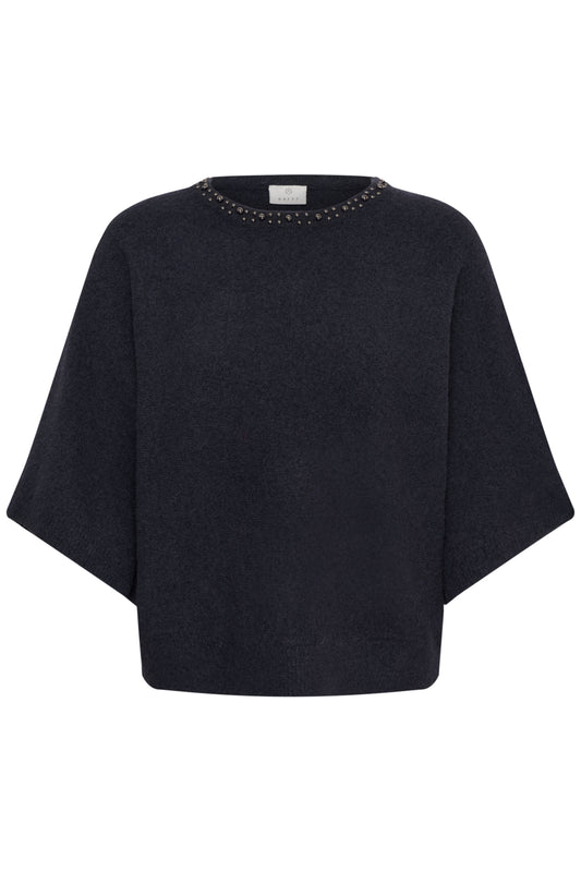 Kaffe Clothing KAbetty Wing SL Pullover Graphite Melange