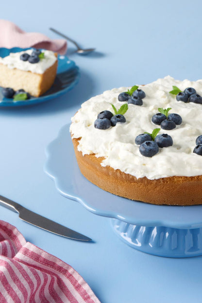 Ib Laursen Kjøkkenhåndkle Linea med lyserosa og bringebærfargede smale striper