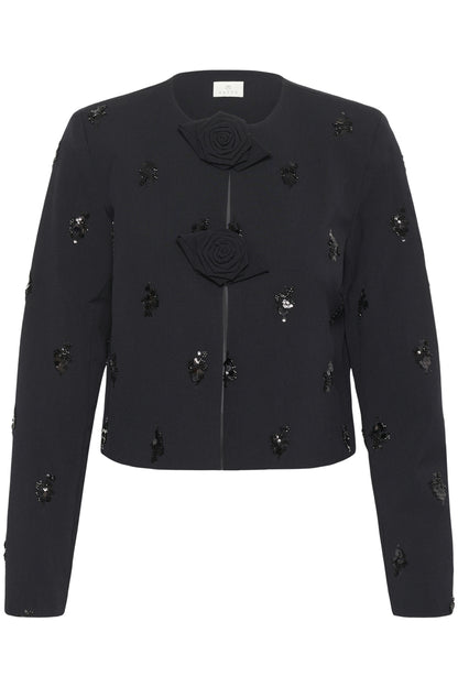 Kaffe Clothing KAvally Cropped Blouse Black