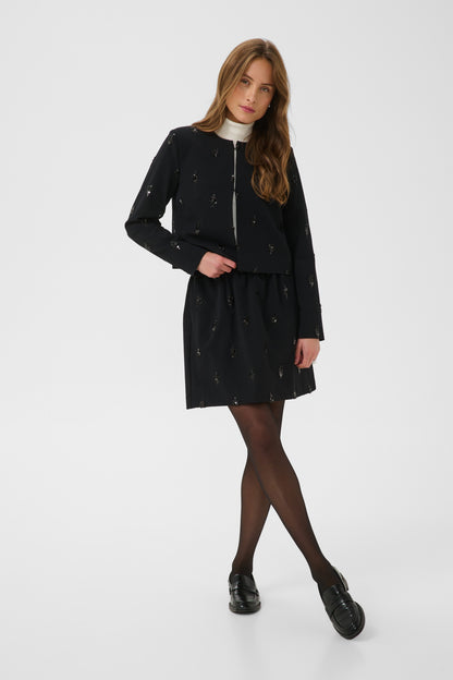 Kaffe Clothing KAvally Skirt Black Deep