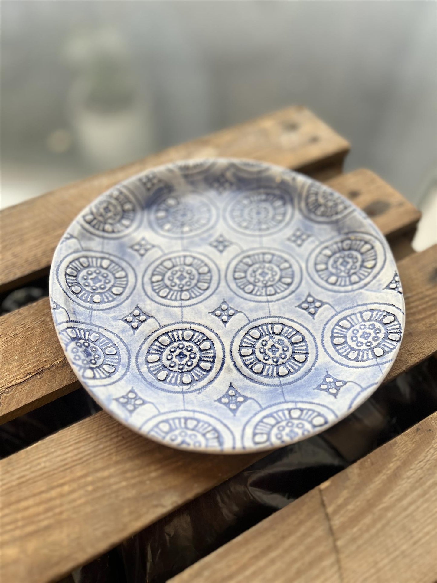 Wonki Ware Tallerken 22,5cm - Mørk Blå