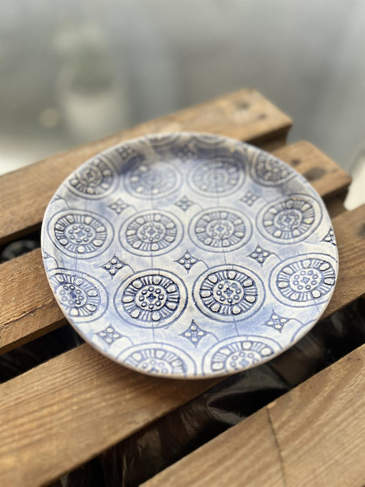 Wonki Ware Tallerken 22,5cm - Mørk Blå