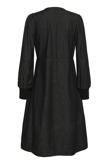 Culture CUallura Arpa Rib Dress Black Wash
