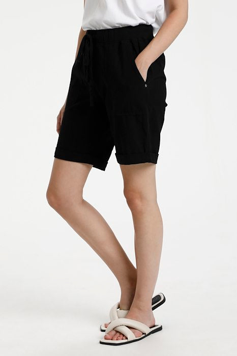 Kaffe Clothing KAnaya Shorts Black Deep