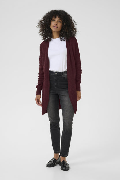 Kaffe Clothing KAemria Knit Cardigan Windsor Wine