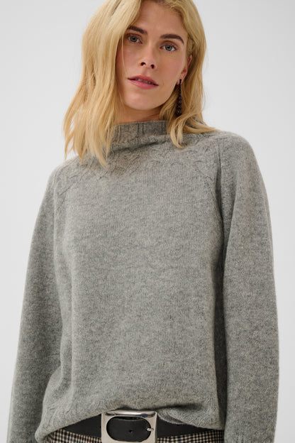 Culture CUmonia Pullover Mid Grey Melange