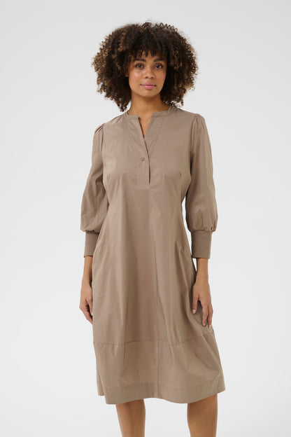 Culture CUantoinett 3/4 Sleeve Dress Pine Bark