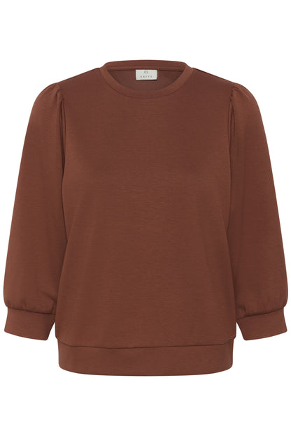 Kaffe KAannie Sweatshirt Henna