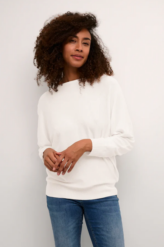 Culture CUannemarie Batwing Jumper Spring Gardenia