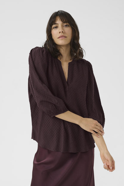 Kaffe Clothing KAannika Blouse Fudge