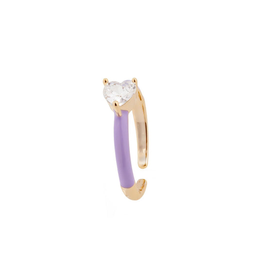 Nora Norway Positano Ring Gold Lavender