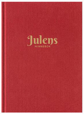 Julens Minnebok 21 x 29 cm, 5 årganger