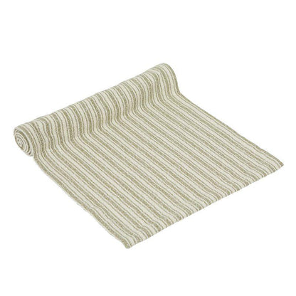 Fondaco Ronja Løper 30 x 120 Cm grønnfarget Stripete
