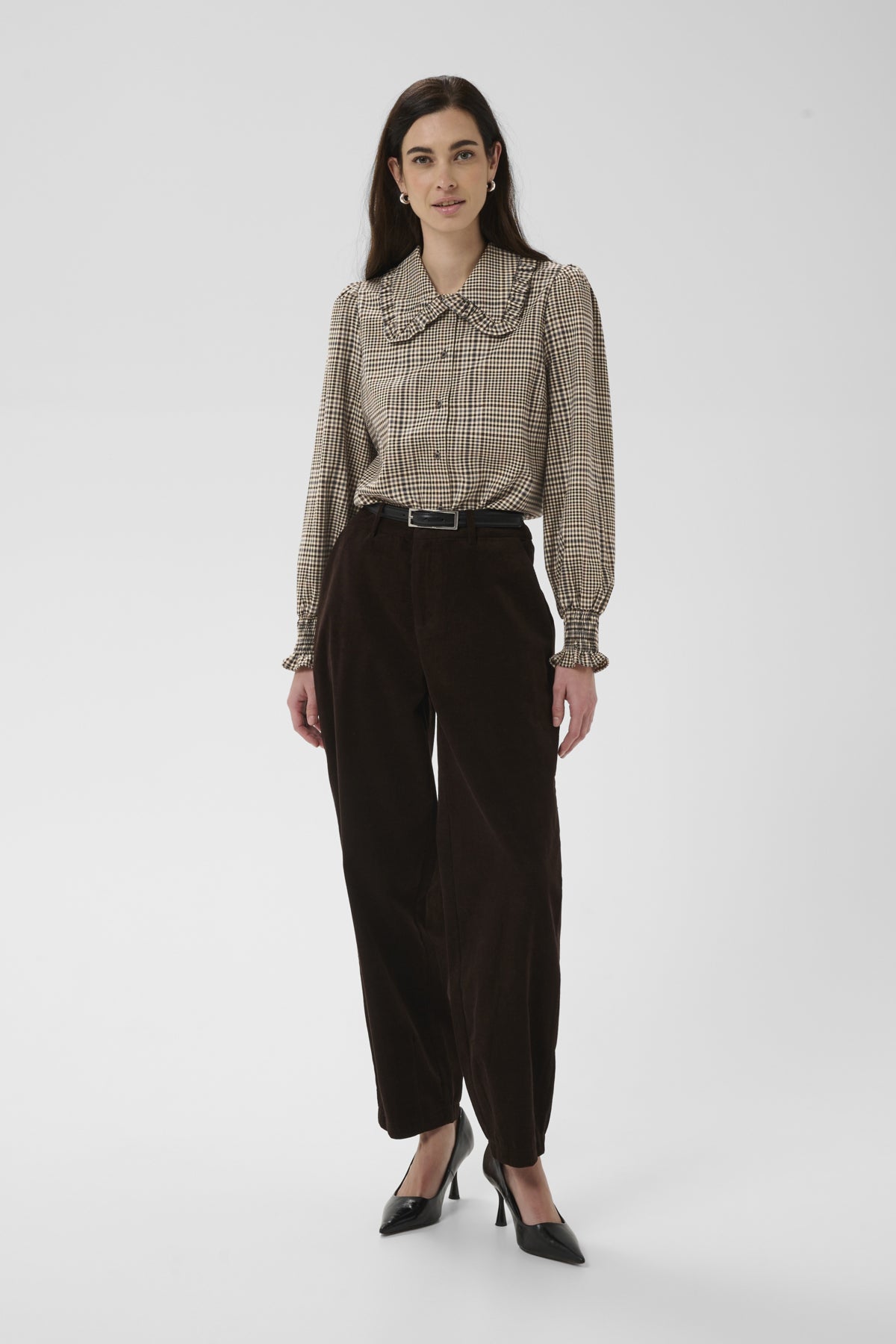 Culture CUbirsen Shirt Black Check