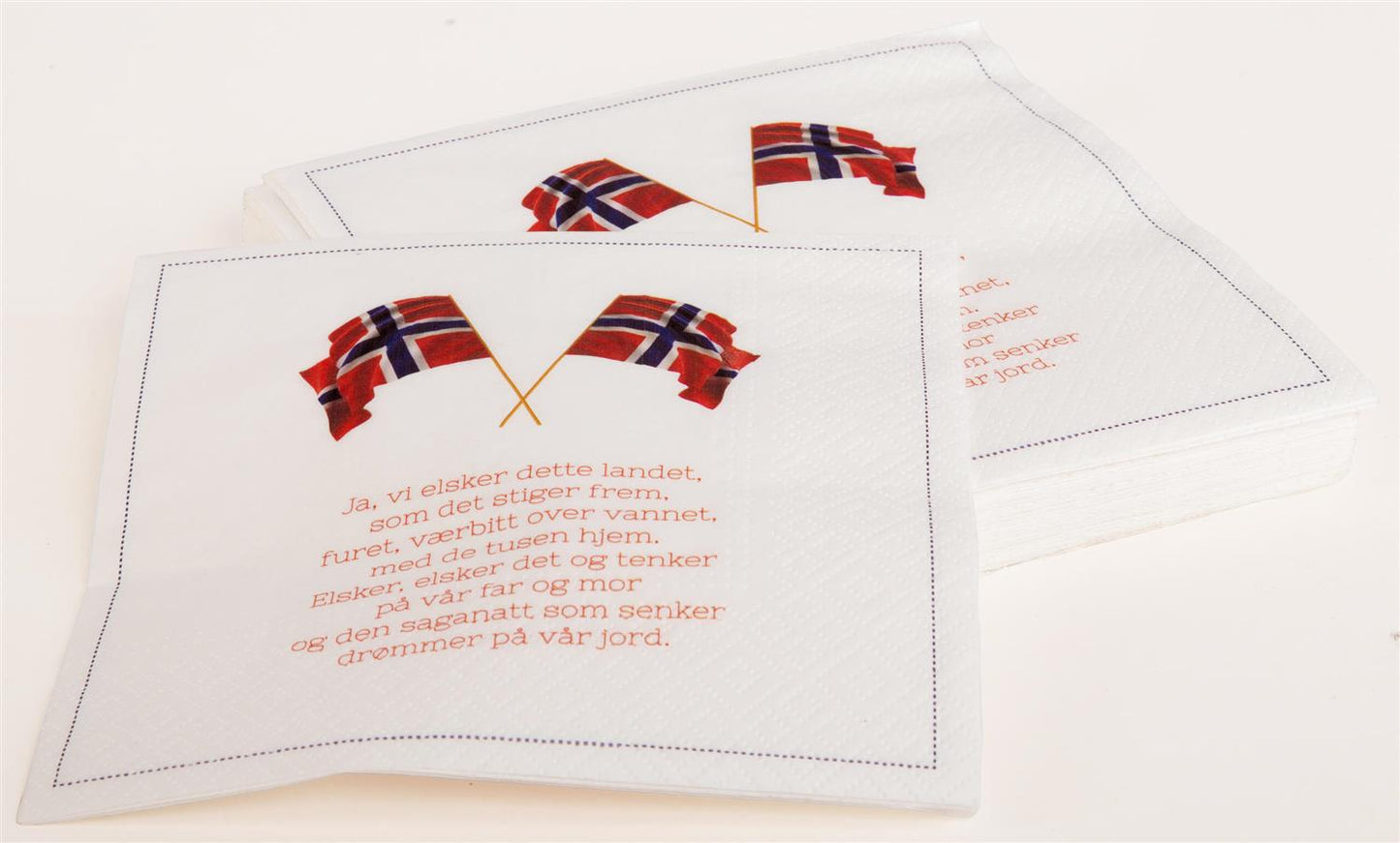 Serviett 17. mai Ja vi elsker... Norge Lunsjserviett 20 stk 3-lags 33x33cm