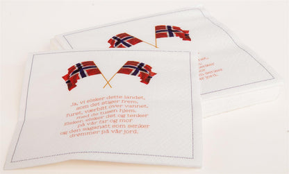 Serviett 17. mai Ja vi elsker... Norge Lunsjserviett 20 stk 3-lags 33x33cm