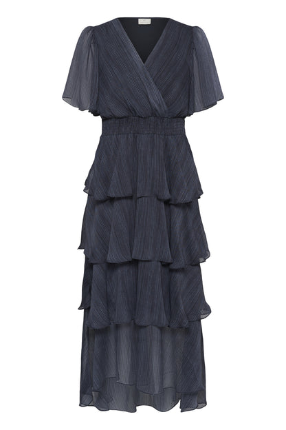 Kaffe Clothing KAlouisa Dress Blue Blurry Stripes