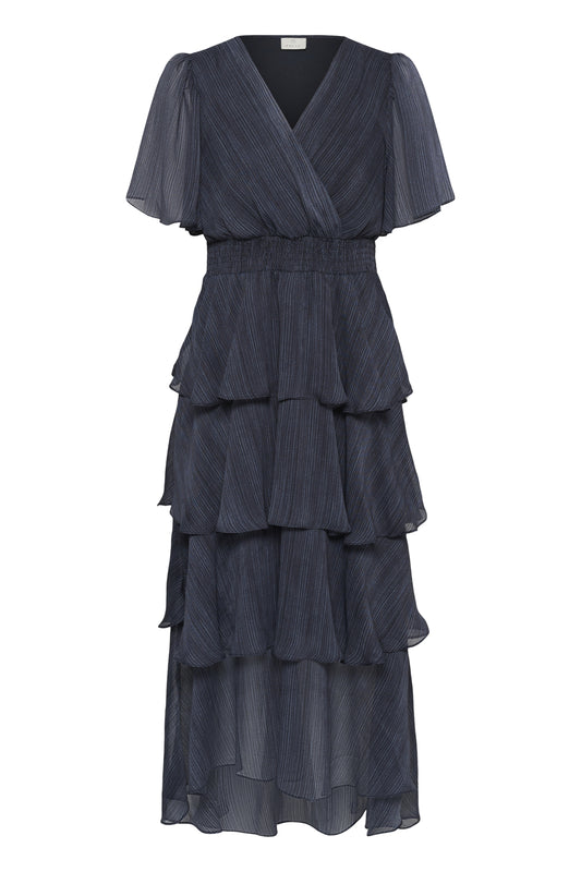 Kaffe Clothing KAlouisa Dress Blue Blurry Stripes