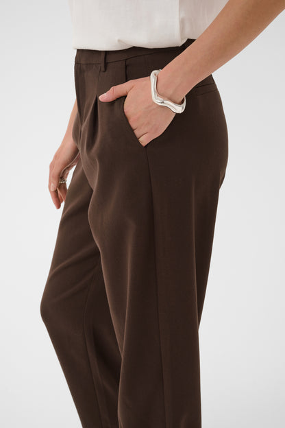 Kaffe Clothing KAmerle 7/8 Pants Suiting Coffee Bean
