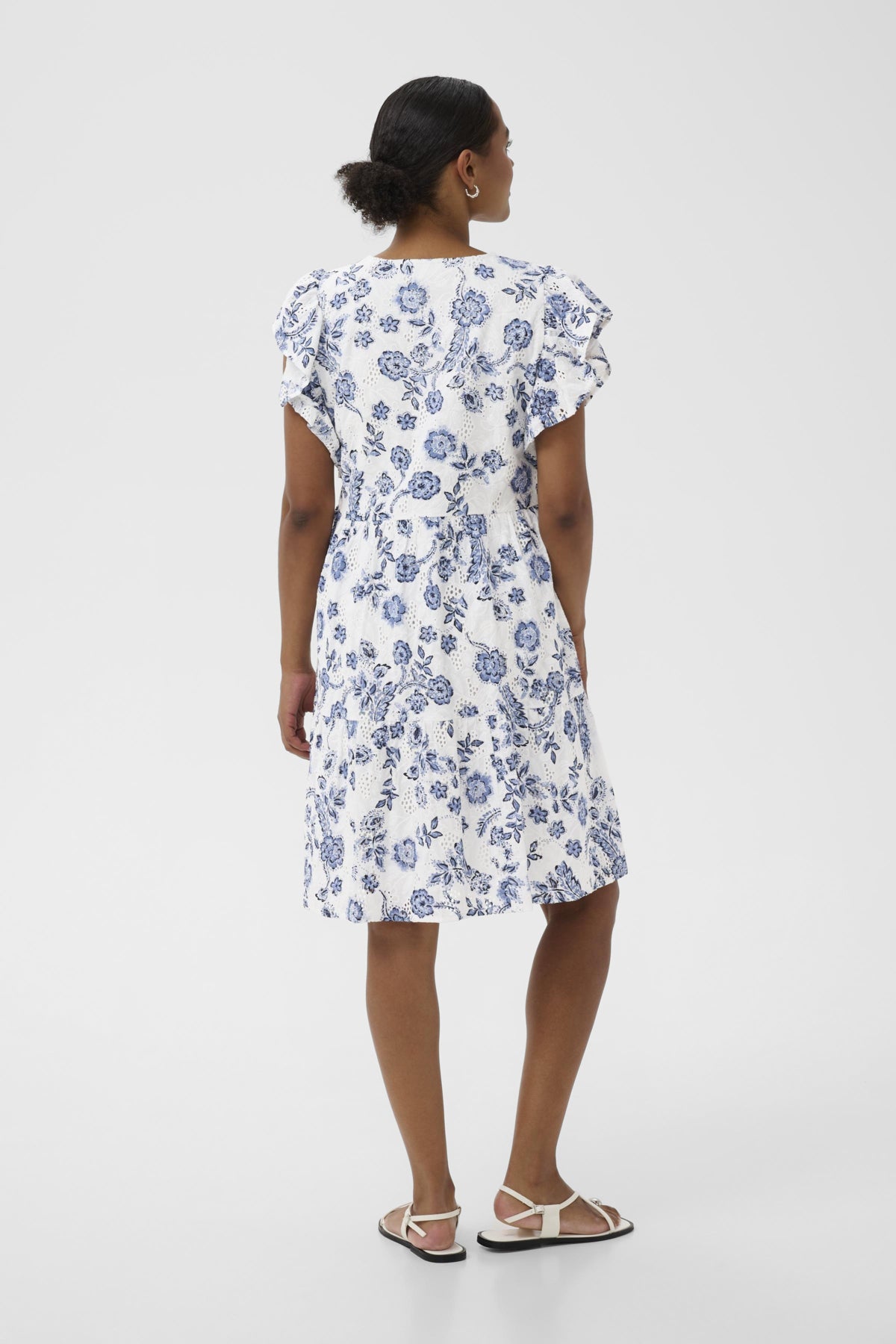 Kaffe Clothing KAluisa Dress - Chalk Midnight Flower