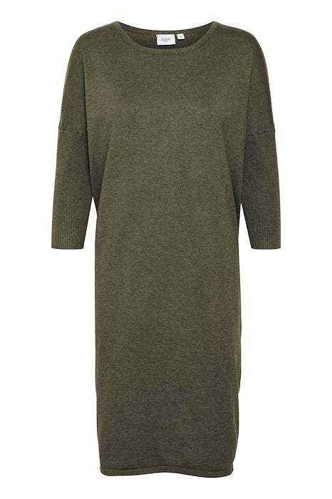 Saint Tropez MilaSZ Dress Army Green Melange